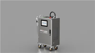 پاک کننده لیزری رنگ نقره ای 200 وات نوع چمدان برای تمیز کردن فلز